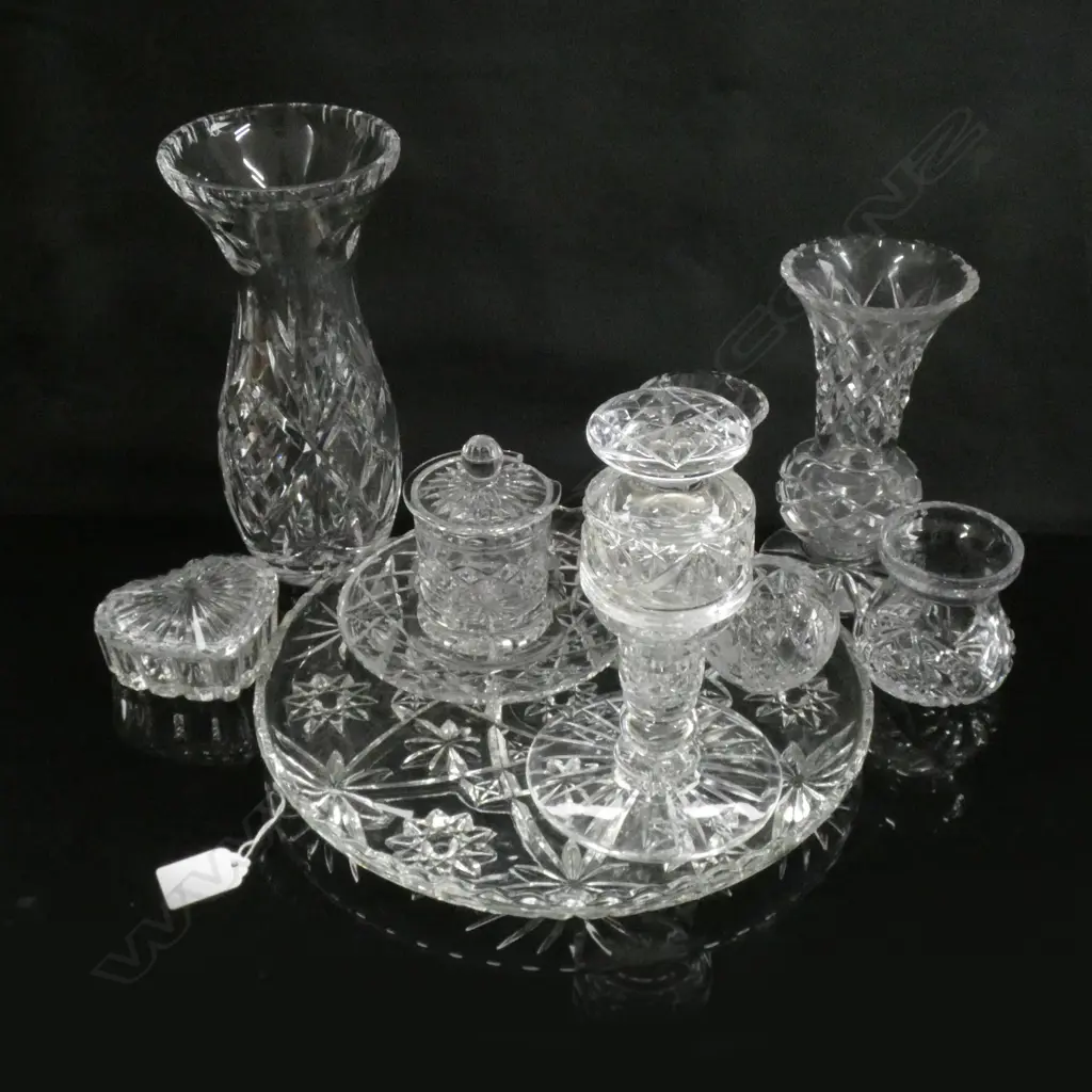 BOX LOT OF CRYSTAL Image 1++