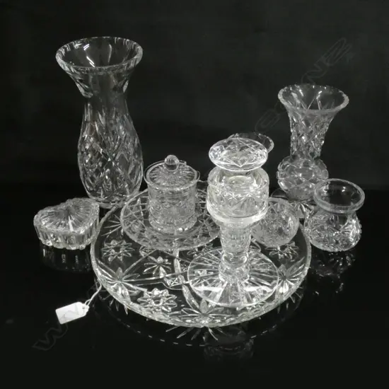 BOX LOT OF CRYSTAL