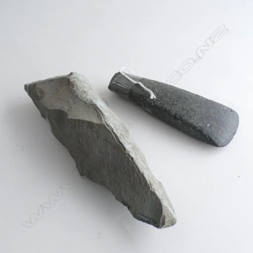 Y21582 + Y21583; 2 LARGE TOKI (STONE ADZES) Image 1++