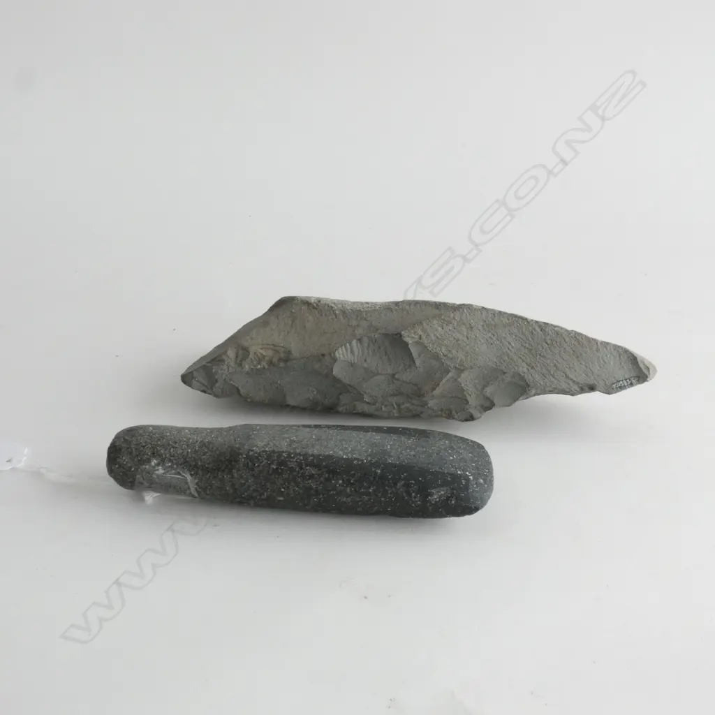 Y21582 + Y21583; 2 LARGE TOKI (STONE ADZES) Image 1++