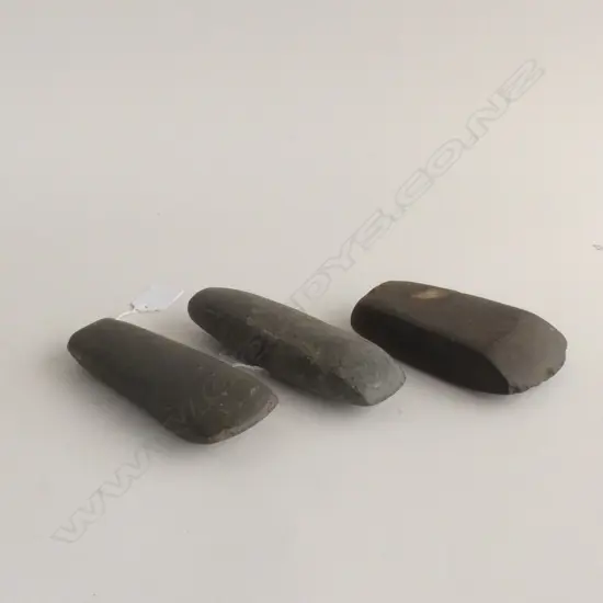 Y21401, Y21407 + Y21439; 3 TOKI (STONE ADZES)