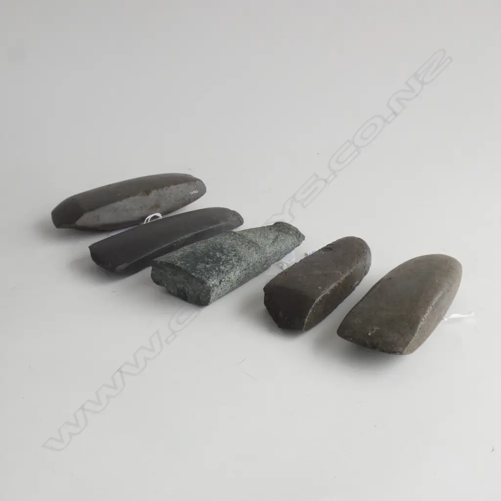 Y21402, 406, 411, 417, 434; 5 TOKI (STONE ADZES) Image 1++