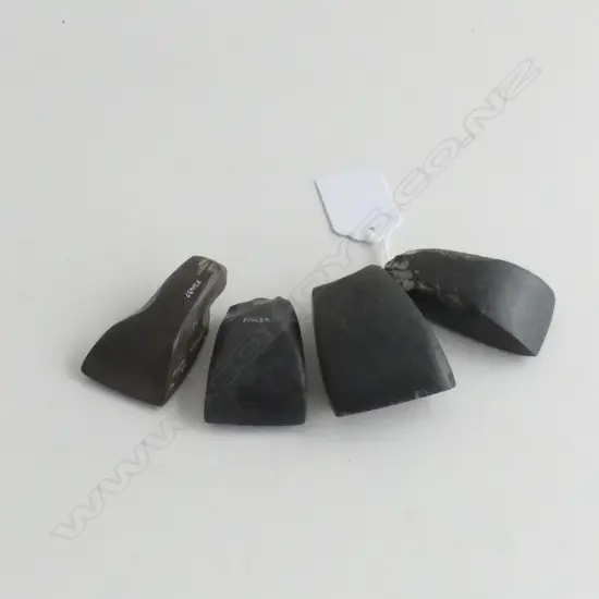 Y21422, Y21436, Y21437 & Y21438; 4 SMALL TOKI (STONE ADZES)