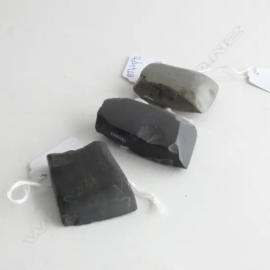 Y21567 + Y21572 + Y21573; 3 TOKI (STONE ADZES)