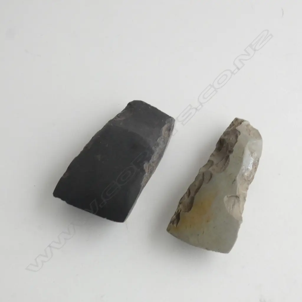 Y21571 + Y21568; 2 TOKI (STONE ADZES) Image 1++