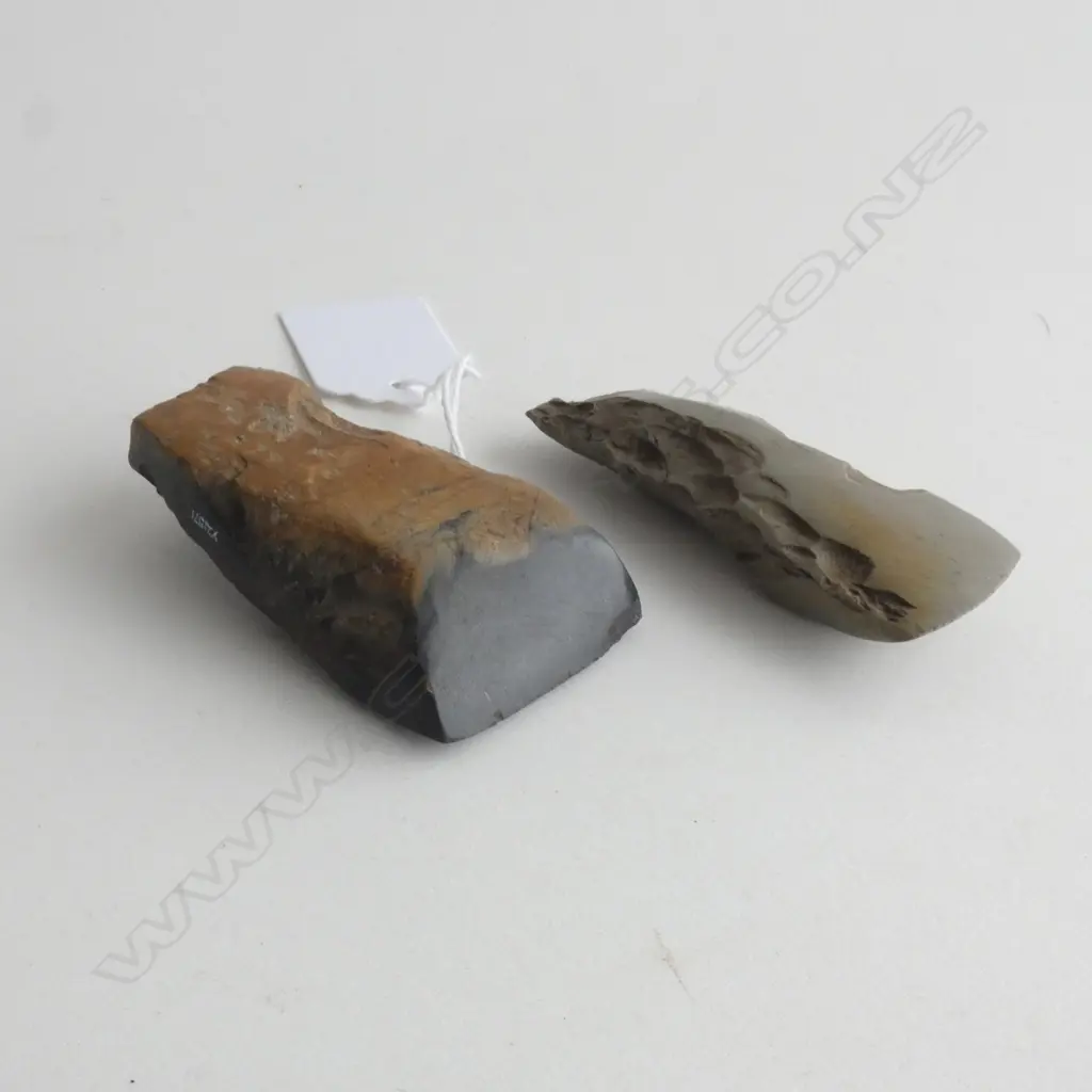 Y21571 + Y21568; 2 TOKI (STONE ADZES) Image 1++