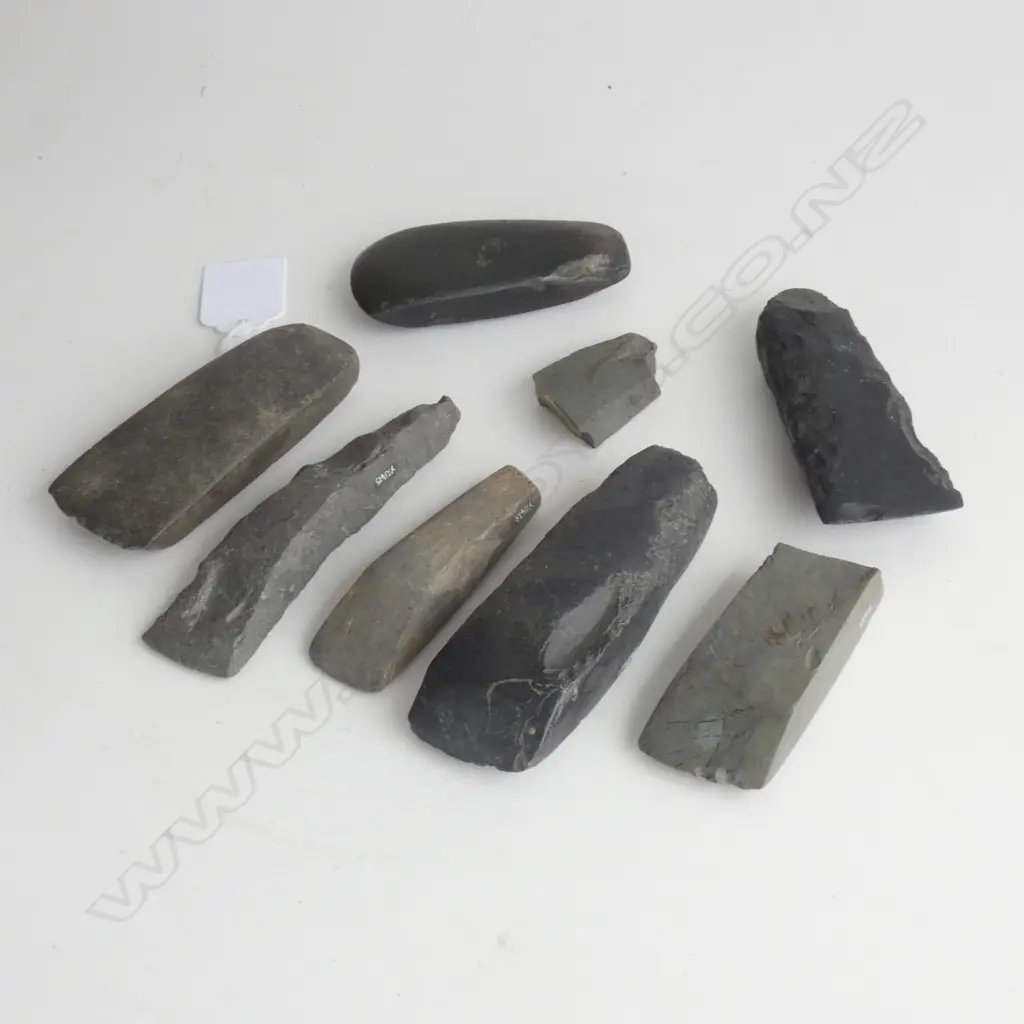 Y21405, 409, 414, 415, 420, 424 & 570; 7 TOKI (STONE ADZES) Image 1++