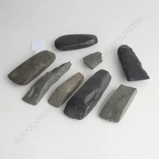 Y21405, 409, 414, 415, 420, 424 & 570; 7 TOKI (STONE ADZES)