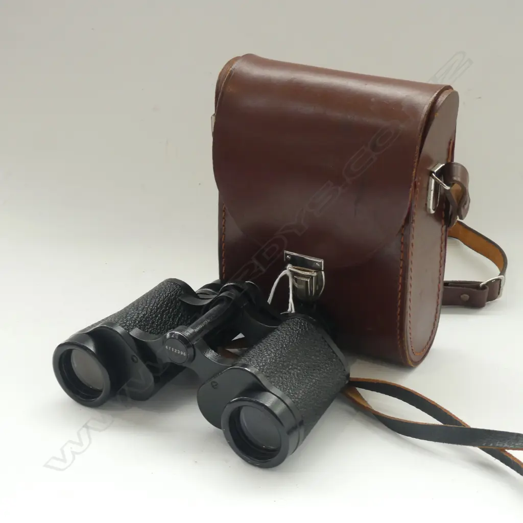 CARL ZEISS JENA 8x30W BINOCULARS, CASED Image 1++