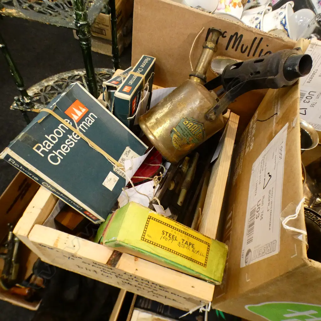BOX LOT ASST. TOOLS... Image 1++