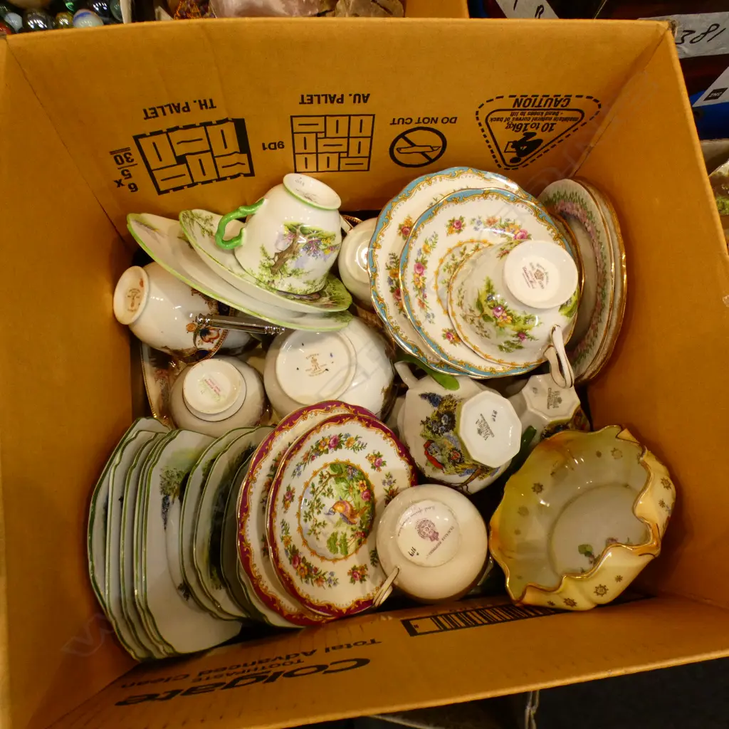 BOX LOT TRIOS; ROYAL ALBERT ETC Image 1++