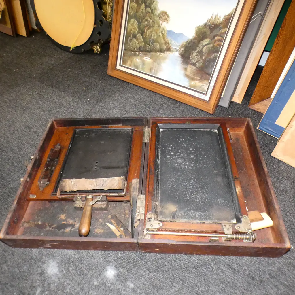 'THE UNDERWOOD' STANDARD DUPLICATOR, CASED AF W.500mm Image 1++