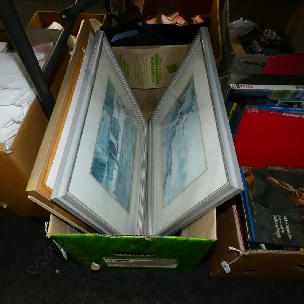 BOX LOT 5 ASST. PRINTS & W/C; J. W. BAYLEY ETC Image 1++