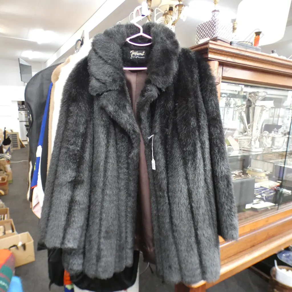 DARK BROWN 'FURICOAT NZ' FUR JACKET Image 1++