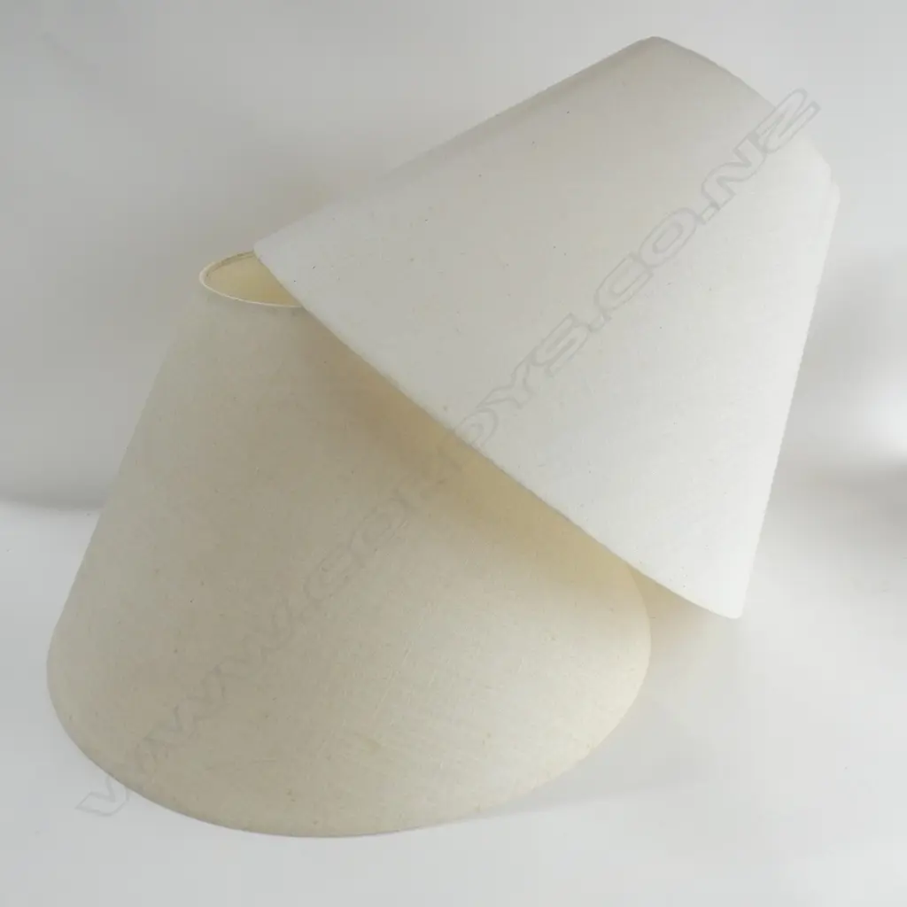 PR LG CREAM LAMP SHADES  335 X 490MM Image 1++