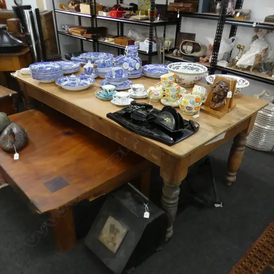 VINTAGE KAURI COUNTRY STYLE DINING TABLE 1720x985mm