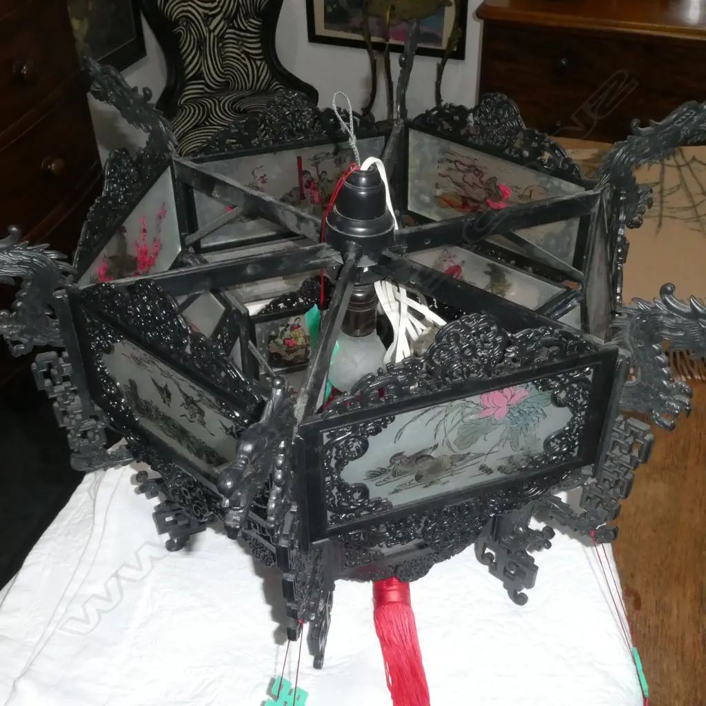 CHINESE DRAGON CHANDELIER 700mm dia Image 1++