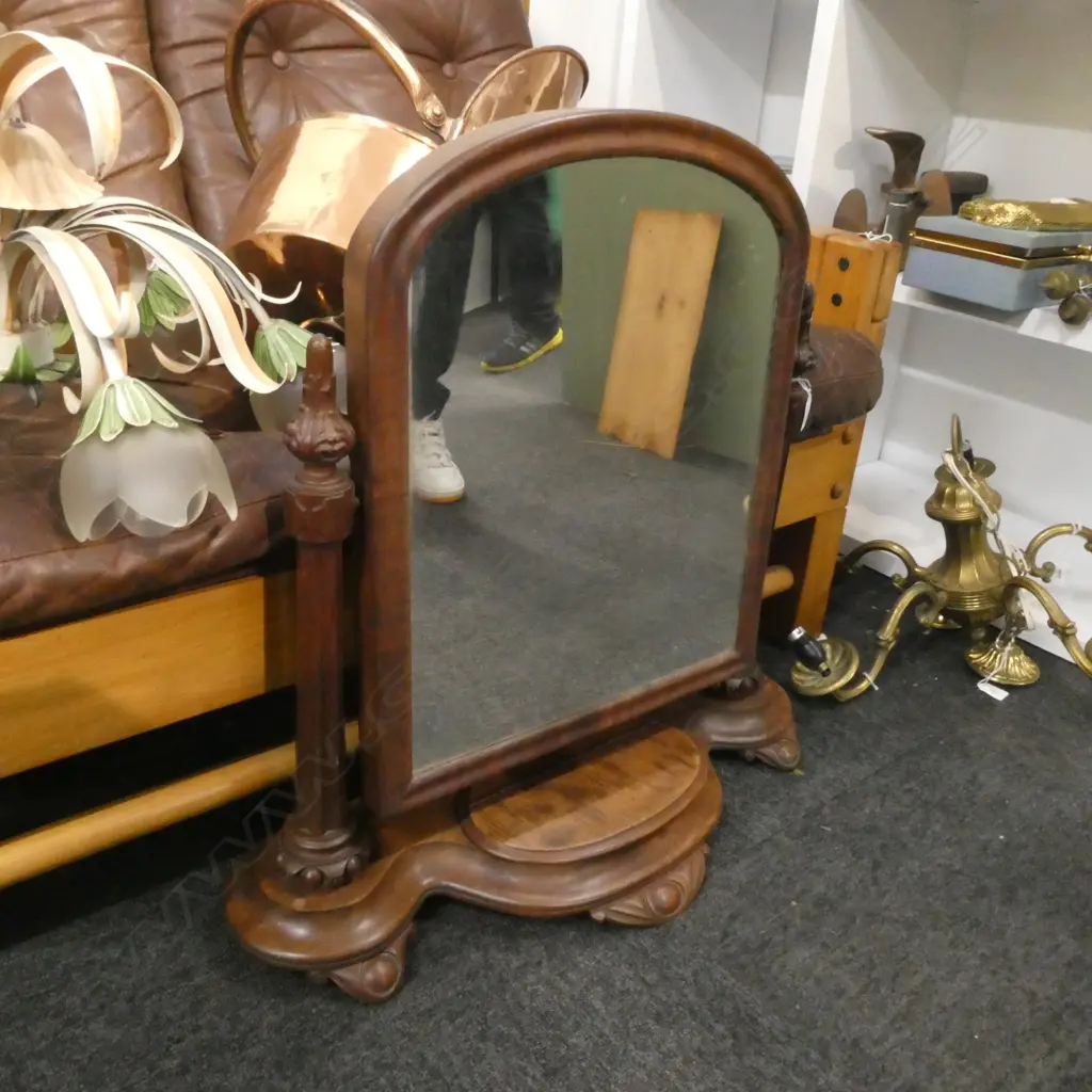 VICTORIAN CHEVAL MIRROR H.650mm Image 1++