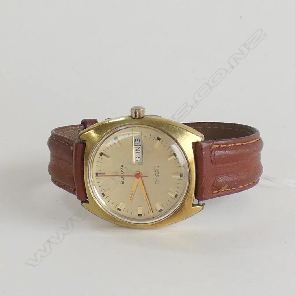 BULOVA 1970'S MECHANICAL GENT'S WRISTWATCH. RUNNING. 23 jewels Image 1++