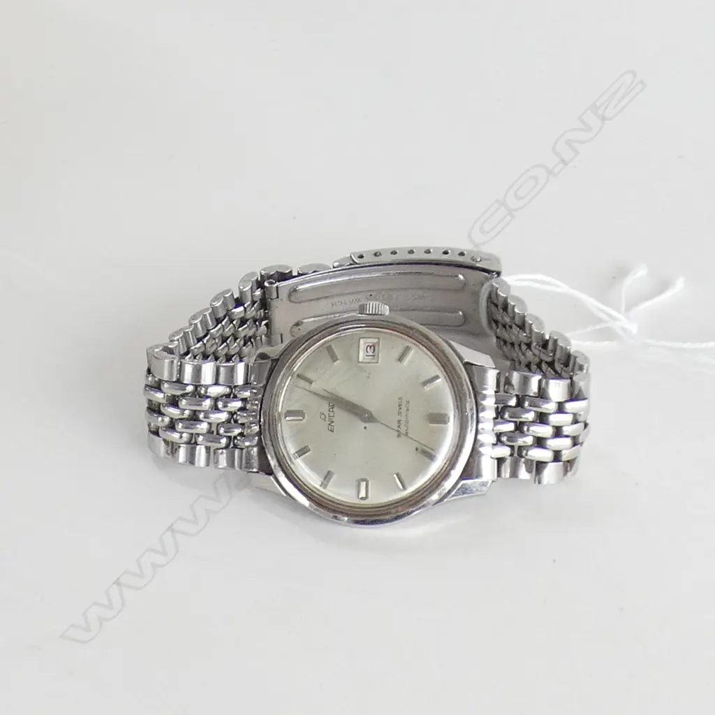 VINTAGE ENICA GENTS WRISTWATCH MECHANICAL. RUNNING Image 1++