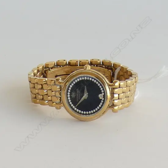18CT GOLD PLATED RAYMOND WEIL WRIST WATCH (needs a battery)