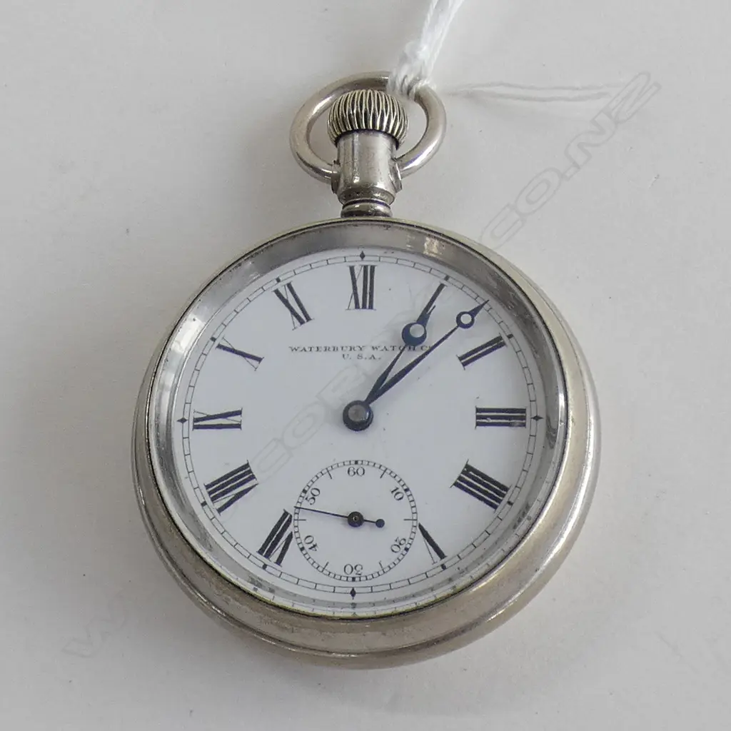WALTHAM OPEN FACE POCKET WATCH 'THE TRUMP'. RUNNING Image 1++