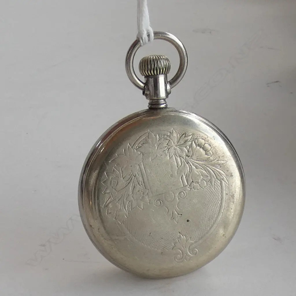 WALTHAM OPEN FACE POCKET WATCH 'THE TRUMP'. RUNNING Image 1++