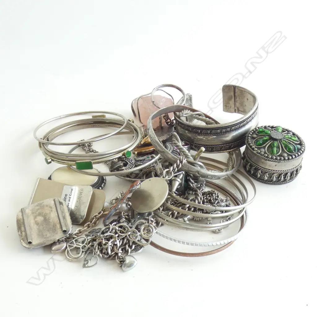 ASST. SILVER METAL JEWELLERY  Image 1++