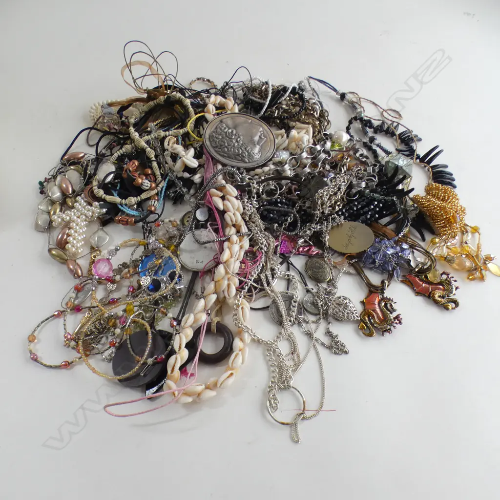 ASST. COSTUME JEWELLERY NECKLACES ETC Image 1++