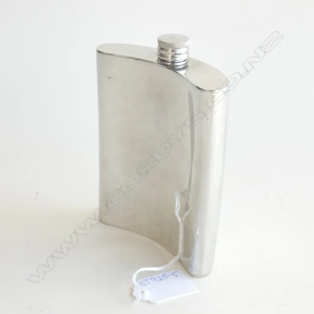 PEWTER HIP FLASK  Image 1++