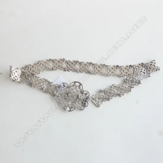 EDWARDIAN SILVER BELT BIRMINGHAM 1904 91gm