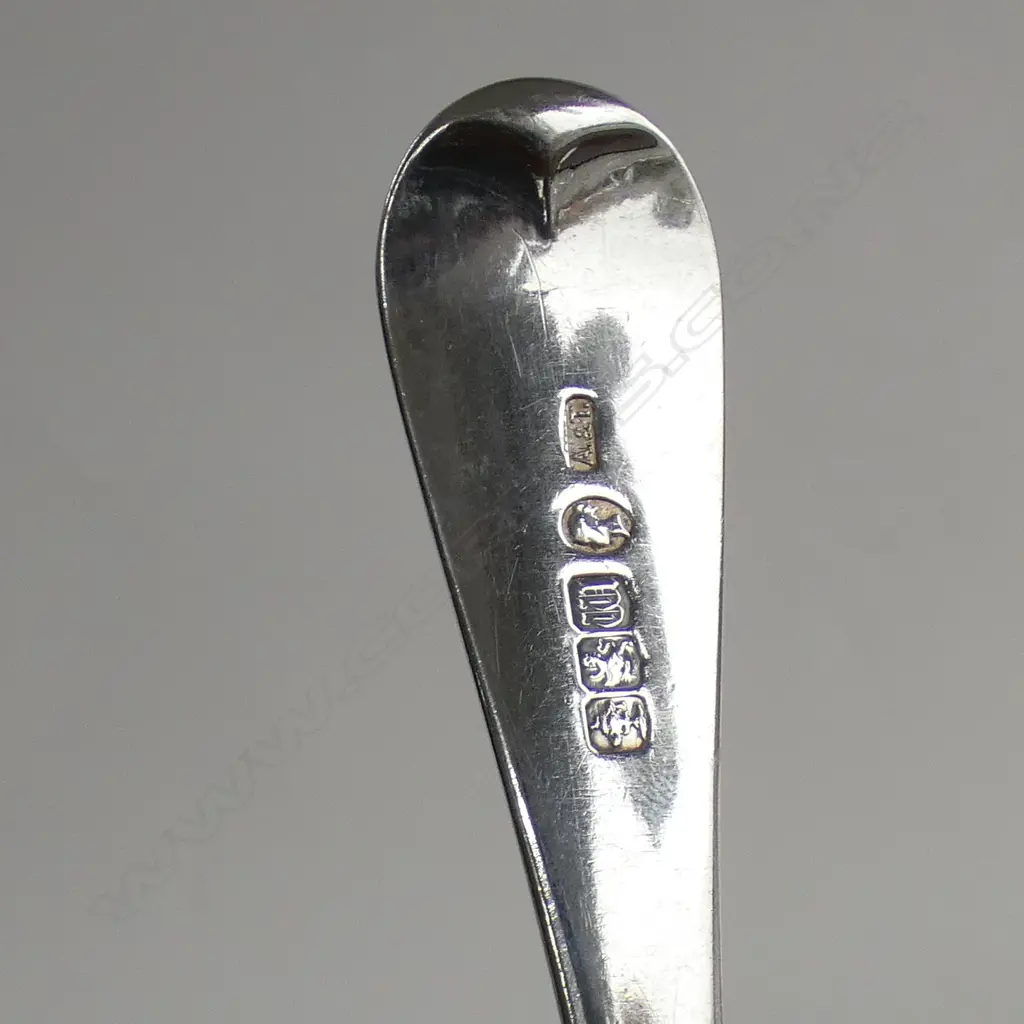 VICTORIAN SILVER TABLE SPOON GLASGOW 1867 88gm Image 1++
