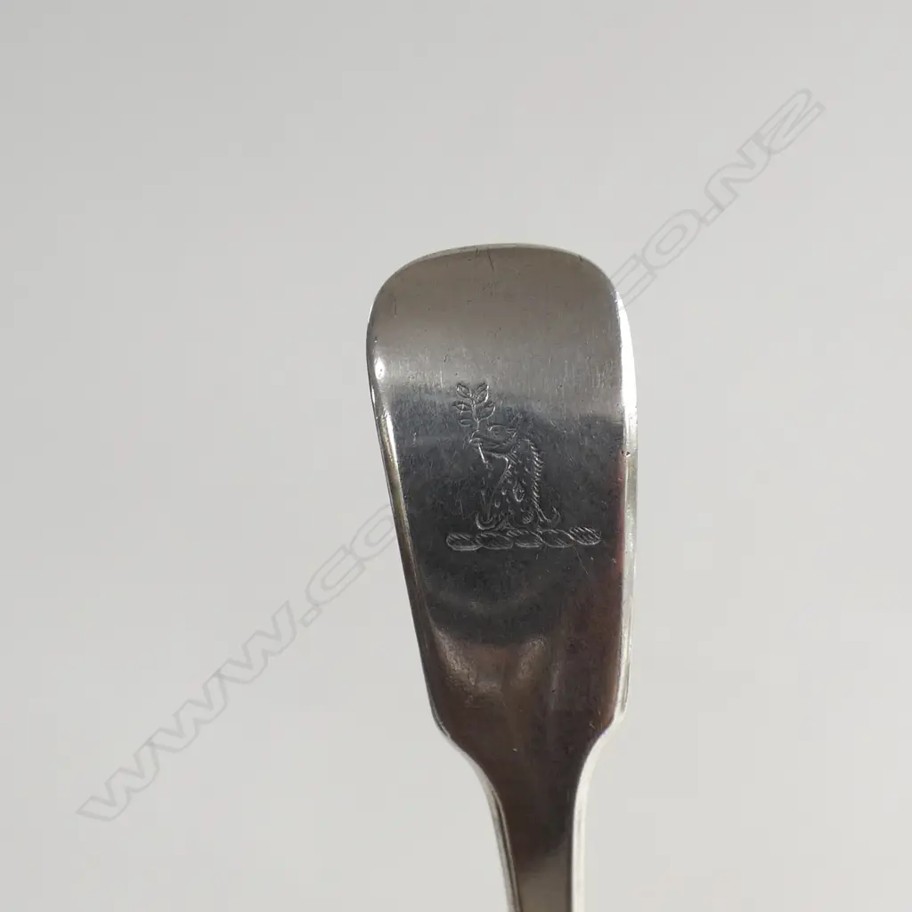 VICTORIAN IRISH SILVER SAUCE LADLE DUBLIN 1843 Image 1++