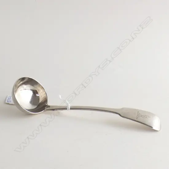 VICTORIAN IRISH SILVER SAUCE LADLE DUBLIN 1843