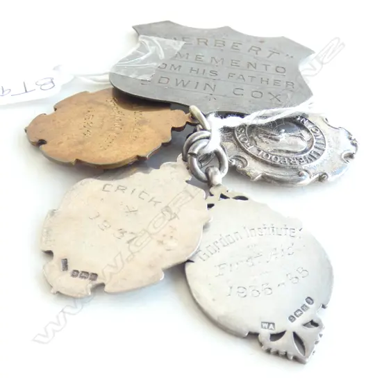 4 STG (ONE UNMARKED) MEDALS 42 GRAMS + EP SHIELD