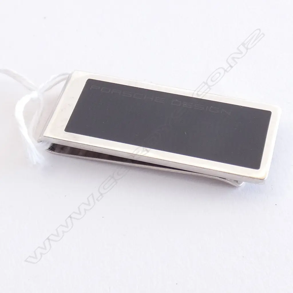 STERLING SILVER PORSCHE MONEY CLIP Image 1++