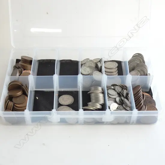 TRAY ASST. NZ VINTAGE COINS 