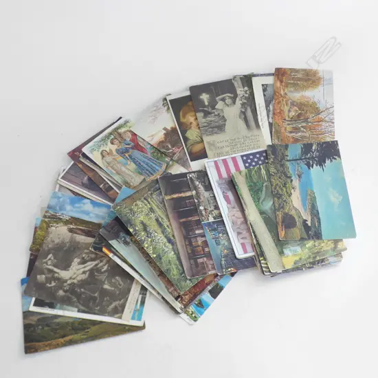 ASST. VINTAGE POSTCARDS