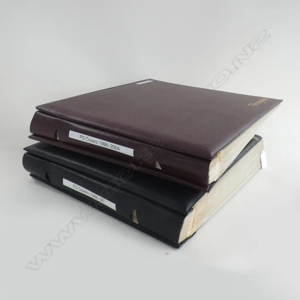 2 LARGE ALBUMS NZ FIRST DAY COVERS 1988-97, 1998-04 Image 1++