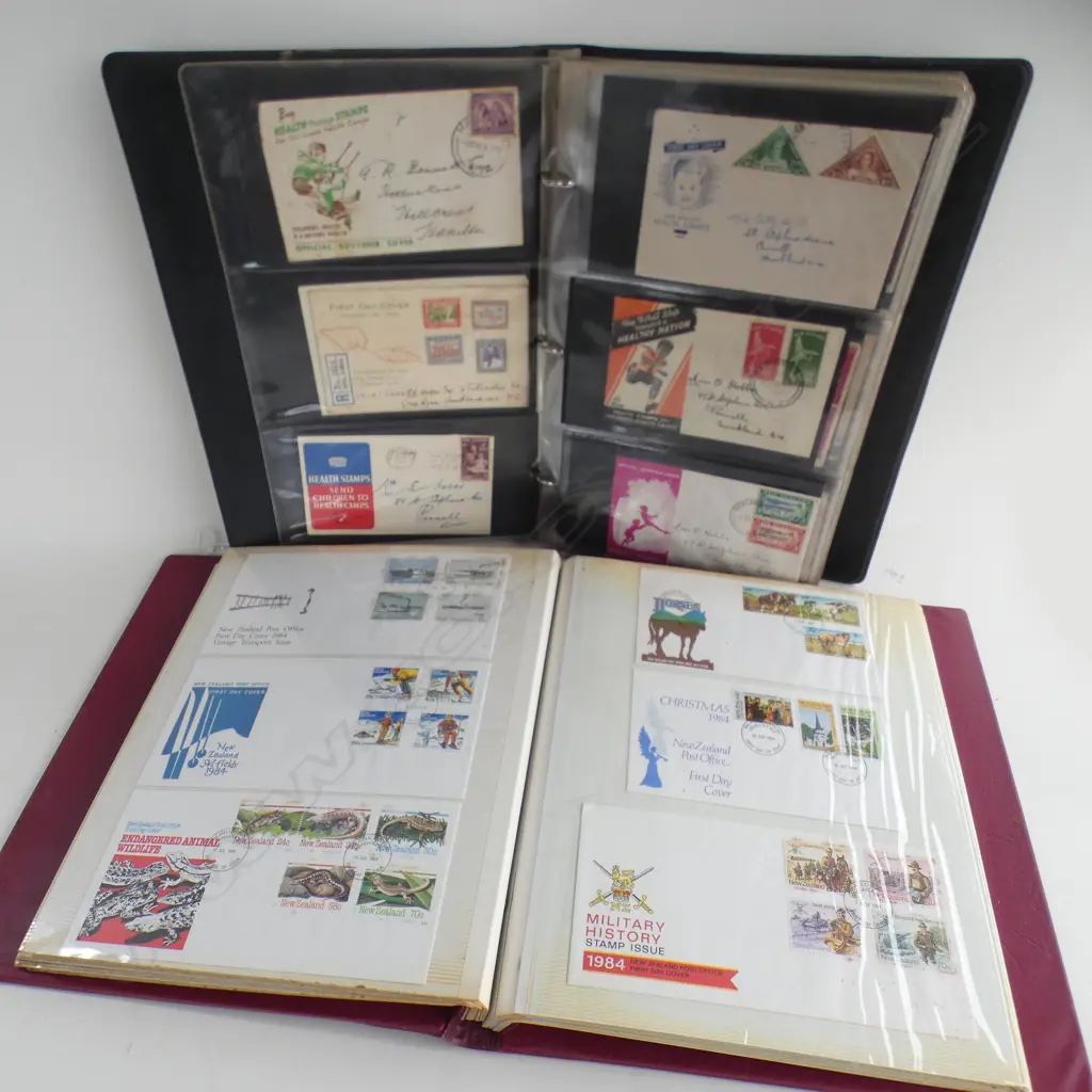 2 LARGE ALBUMS OF FIRST DAY COVERS Image 1++