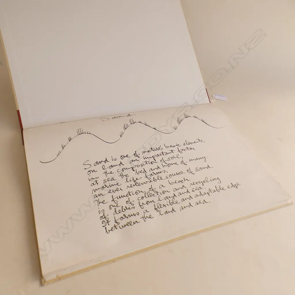 MICHAEL SMITHER 'SAND' LTD. ED. ARTISTS BOOK 70/400 SIGNED & DATED 87 435x305mm Image 1++