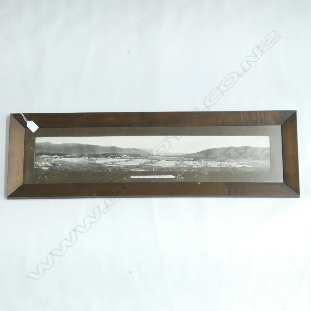 PANORAMIC VIEW OF TRENTHAM MILITARY CAMP 110x730mm Image 1++