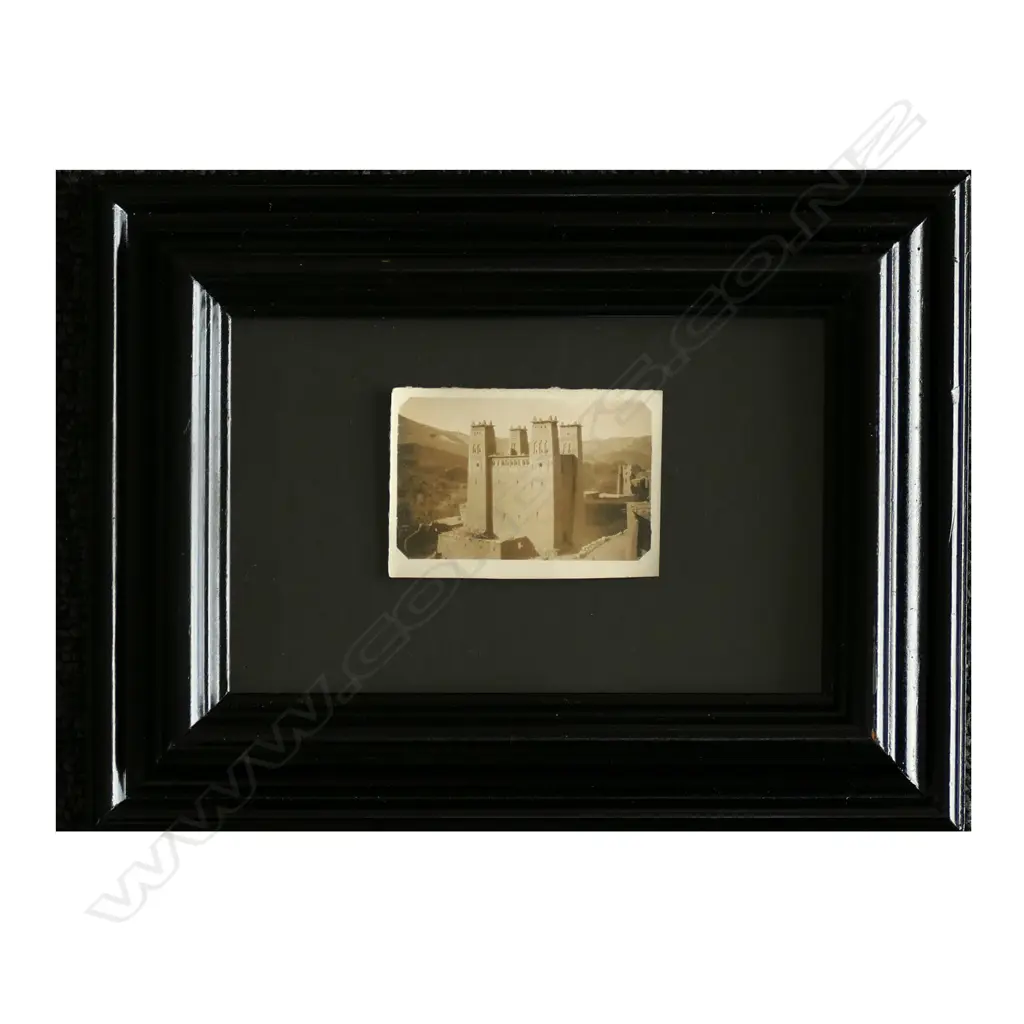 JOHN WEEKS - ALBUMEN PHOTOGRAPH - KASBAH OF ANIMITER 45 X 65MM Image 1++