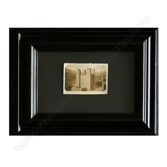 JOHN WEEKS - ALBUMEN PHOTOGRAPH - KASBAH OF ANIMITER 45 X 65MM