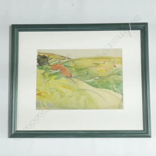 JOHN WEEKS - RURAL LANDSCAPE W/C - 260 X 365MM