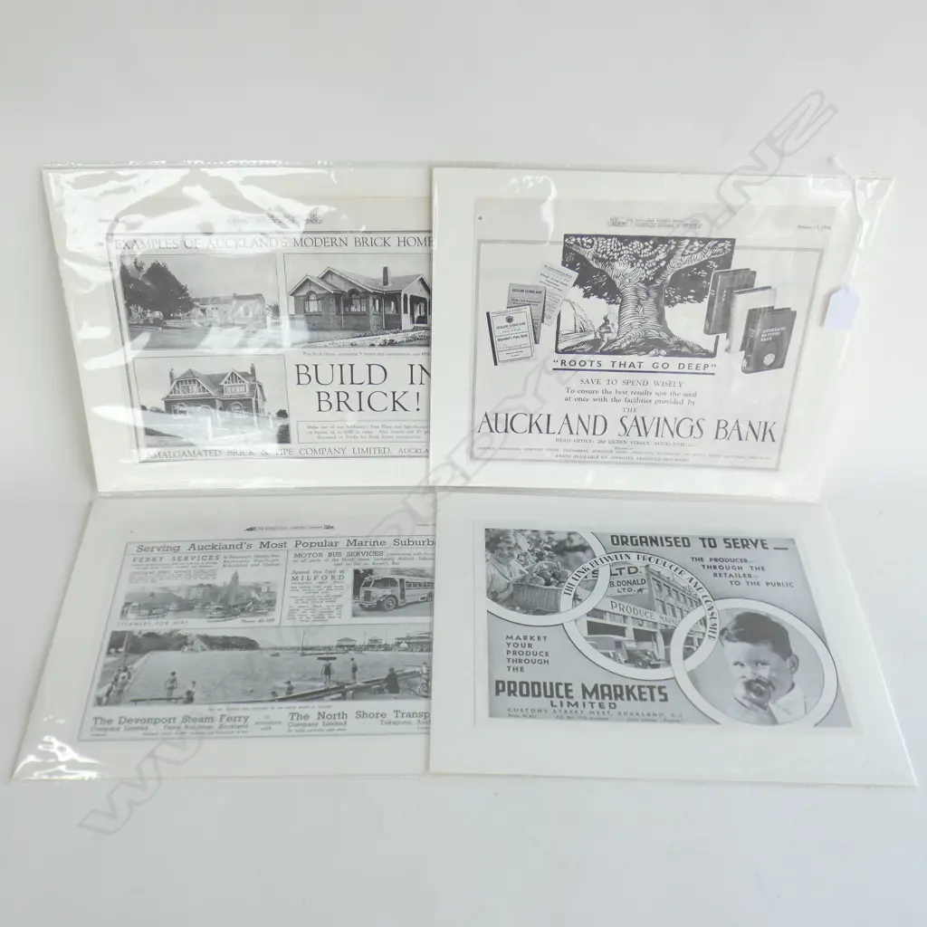 4 AKL WEEKLY NEWS MOUNTED PAGES 1934-1938 CHRISTMAS ED.... Image 1++