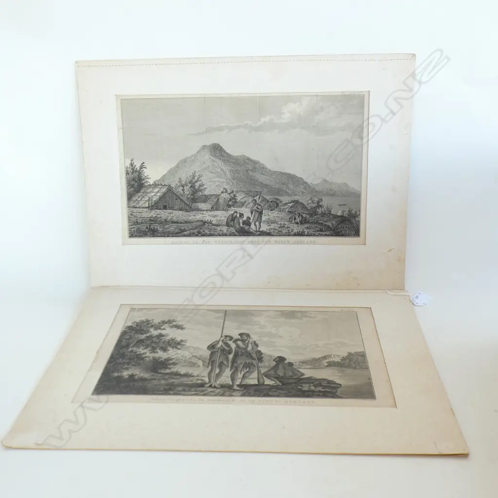 2 1795 NZ ENGRAVINGS. ENTITLED BY Klauber, Ignaz Sebastian, 1753-1817 Image 1++