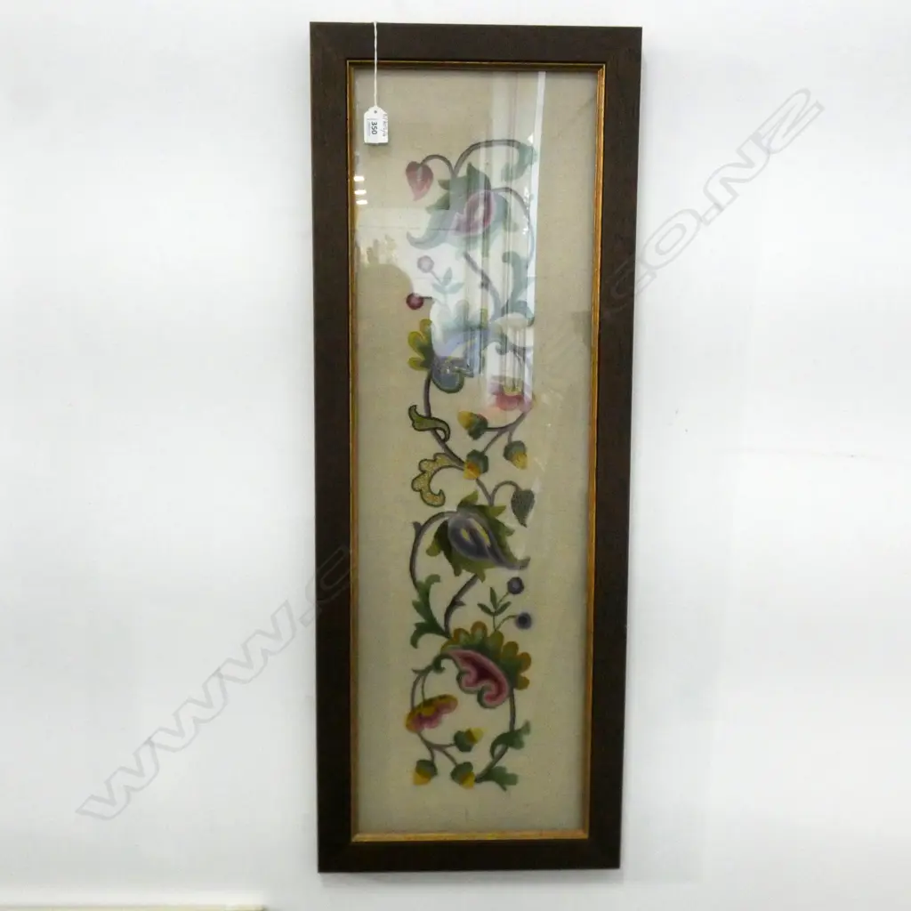 VINTAGE NEEDLE POINT PICTURE H 910 MM Image 1++