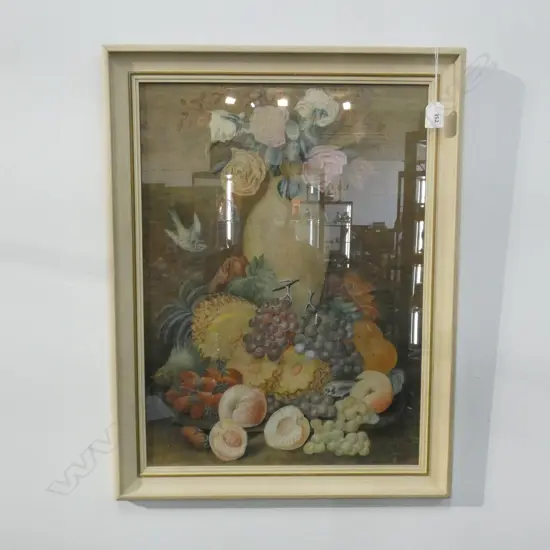 EARLY 20THC STILL LIFE WC SIGNED 550 x 405mm