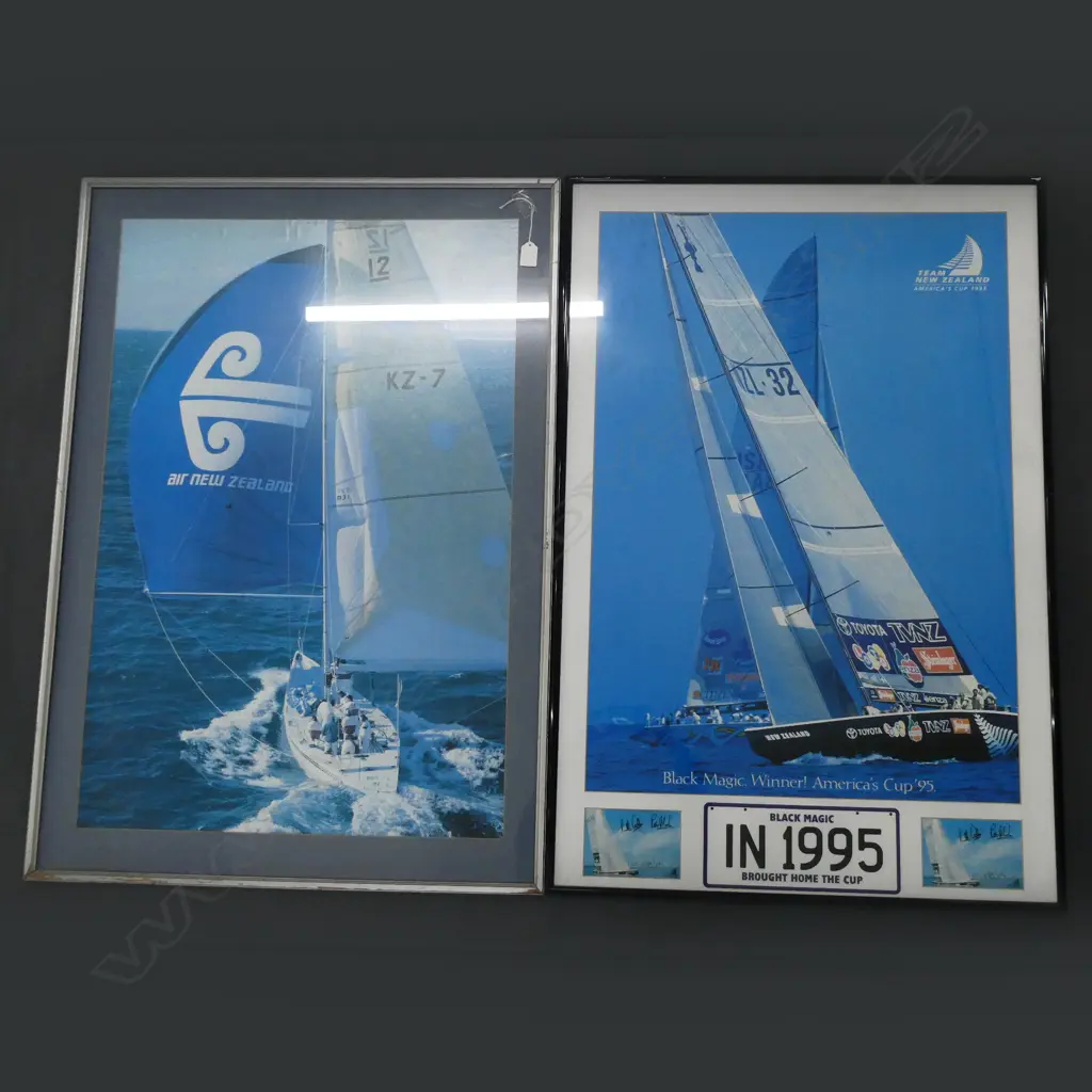 6 FRAMED YACHTING PRINTS ETC Image 1++